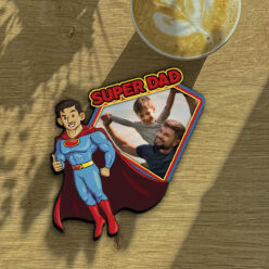 Super Dad Fridge Magnet | Personalized
