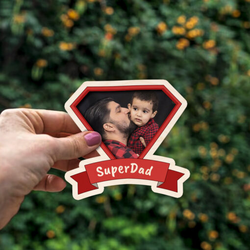Photo Fridge Magnet for Father's Day | Personalized - Image 2