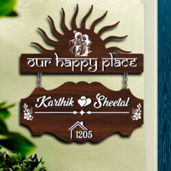 Antique Wooden Nameplate | Personalized