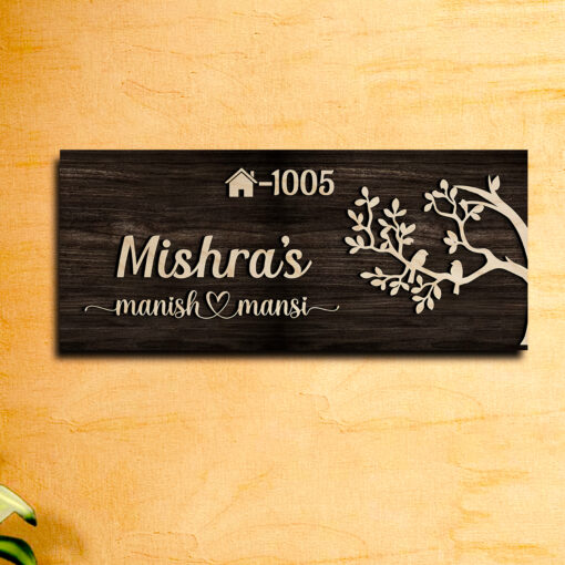 Couple Name Plate for House | Personalized - Image 6