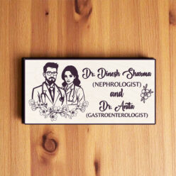 Doctor Couple Name plate | Personalized