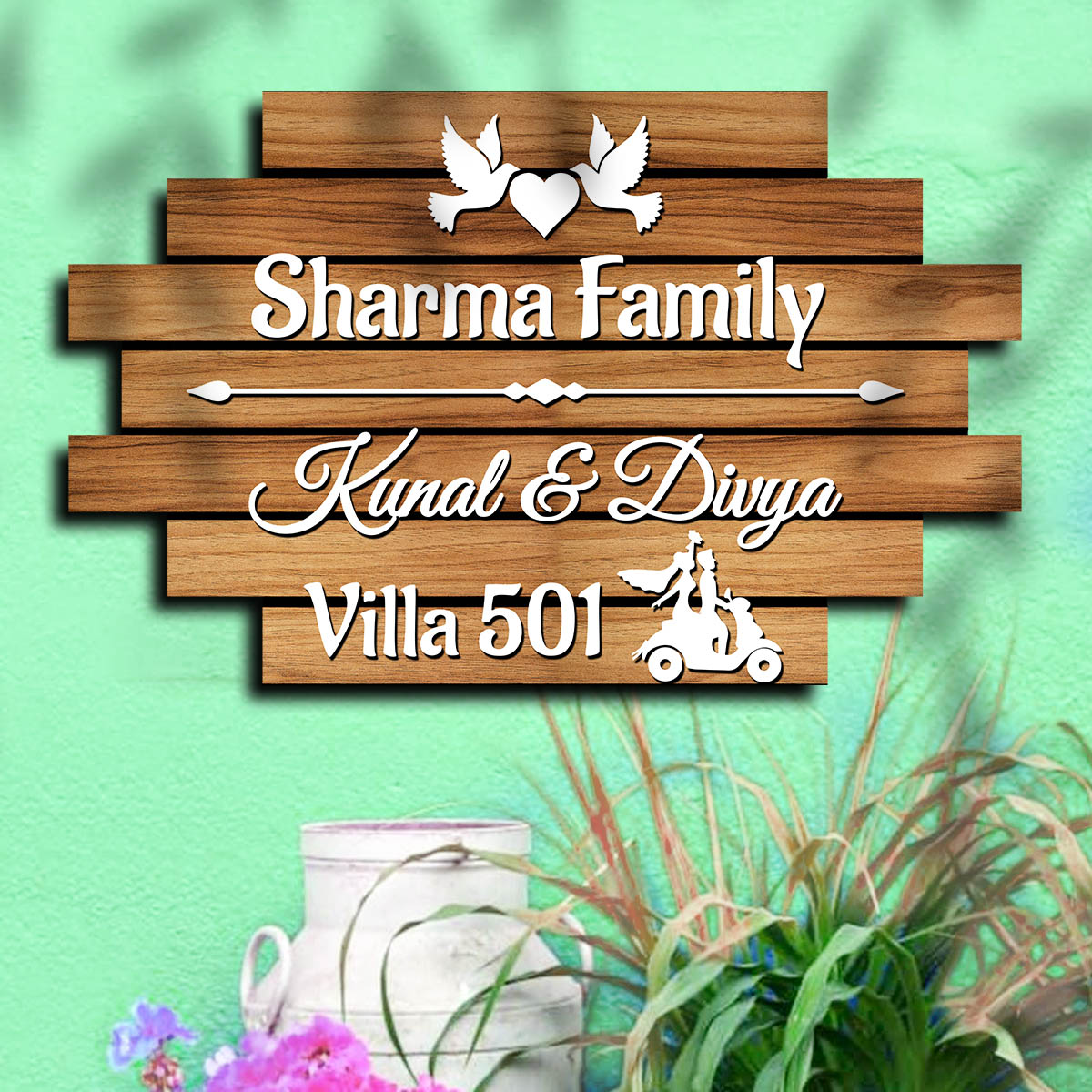 Stylish Custom Name Plate | Personalized