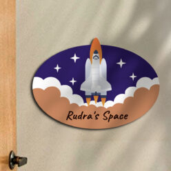 3D Wooden Name Plate for Kids | Personalized | 12X8 Inch