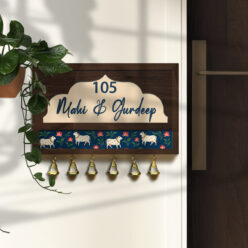 Modern Wooden Name Plate | Personalized | 12 X 18 Inch