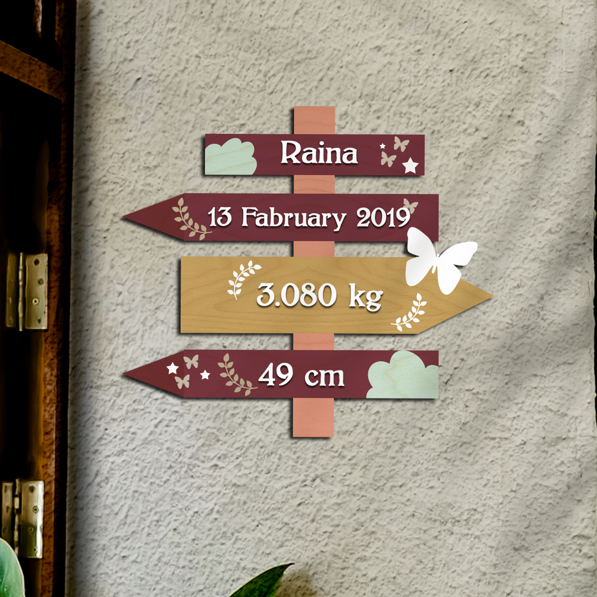 Little Milestones Nameplate | Personalized - Image 2