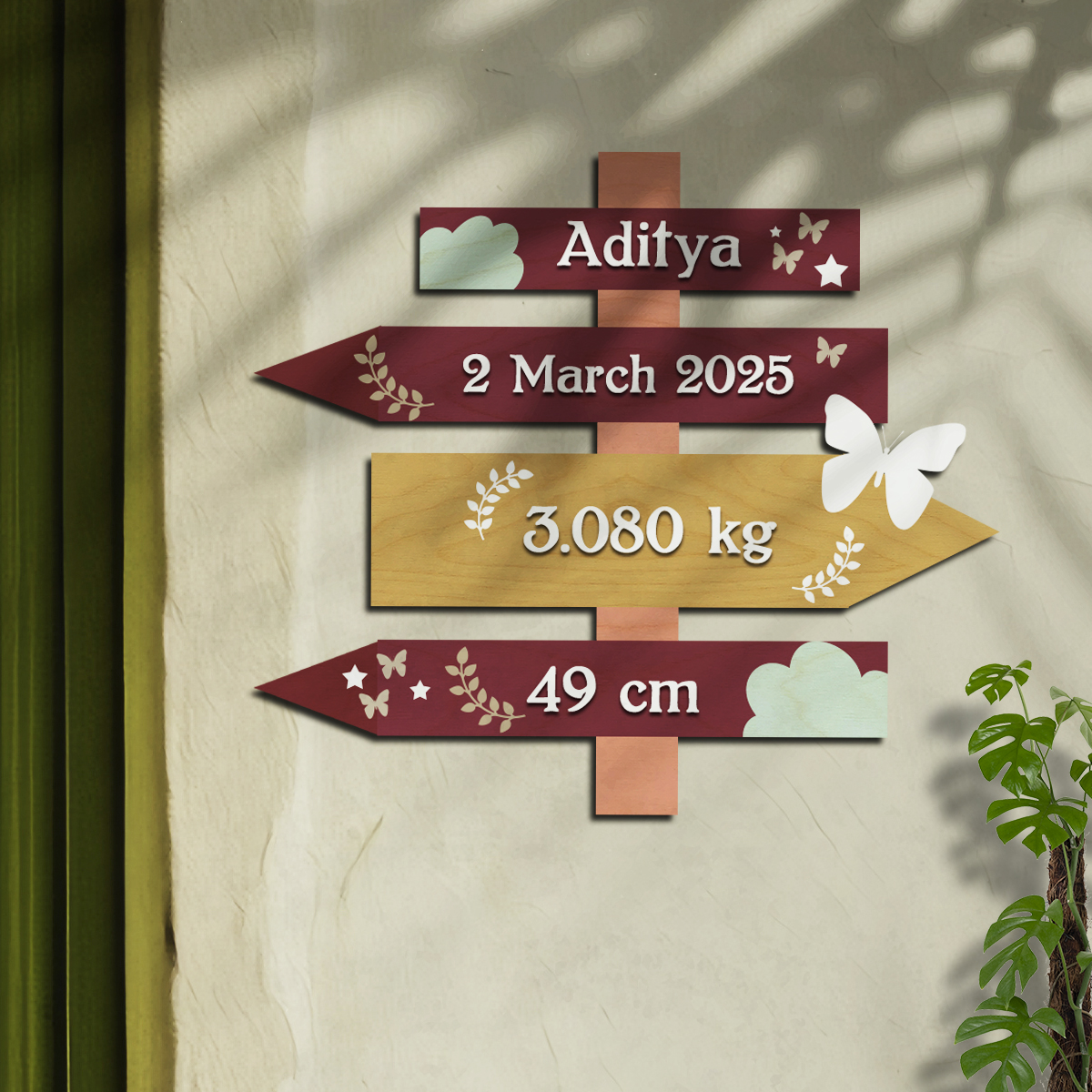 Little Milestones Nameplate | Personalized - Image 3