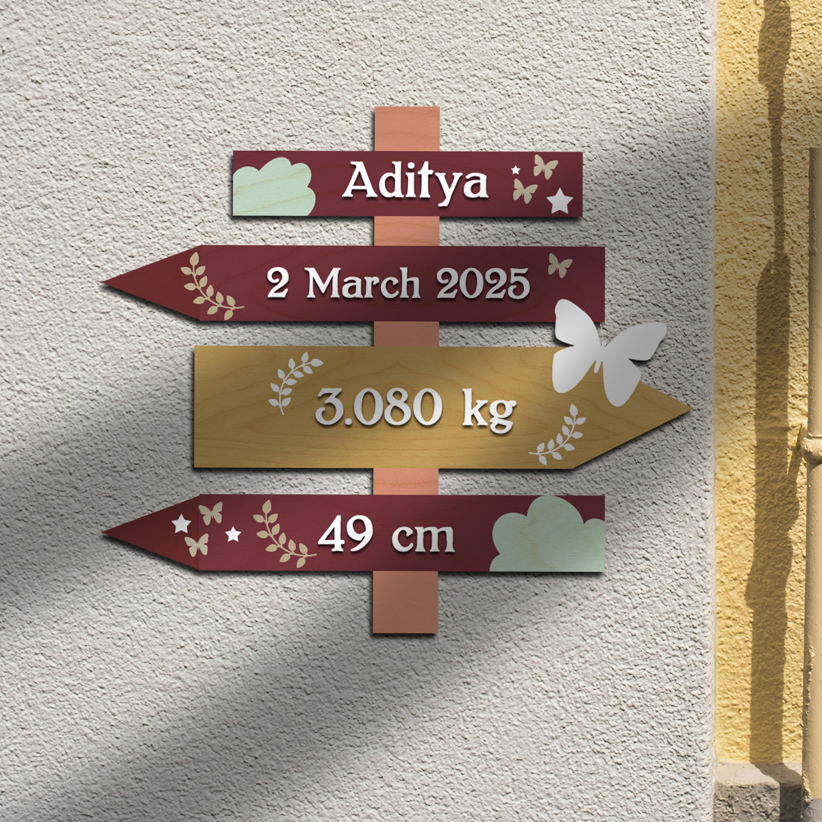 Little Milestones Nameplate | Personalized - Image 4