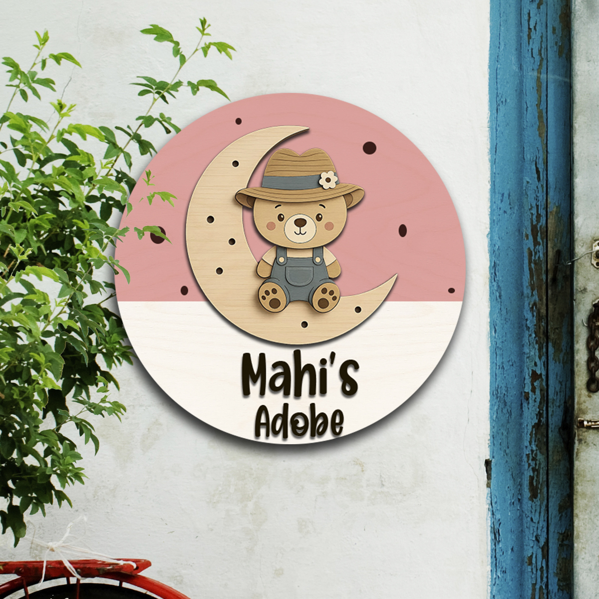 Cute Bear Kids Nameboard | Personalize - Image 6
