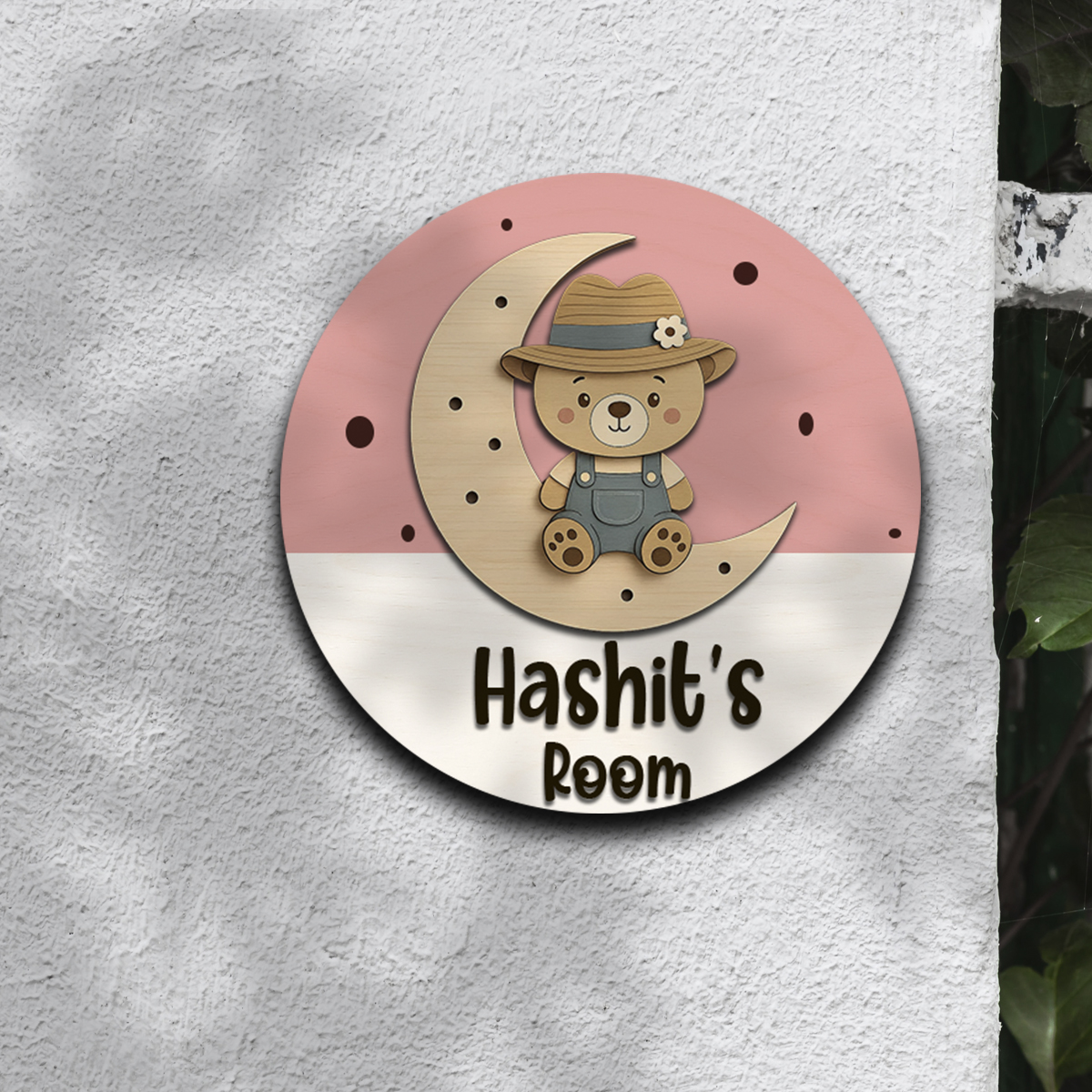 Cute Bear Kids Nameboard | Personalize - Image 5
